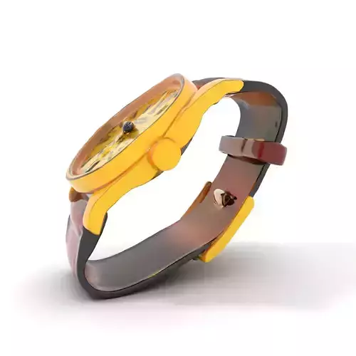 Classic Gold Watch model pack Low-poly 3D model