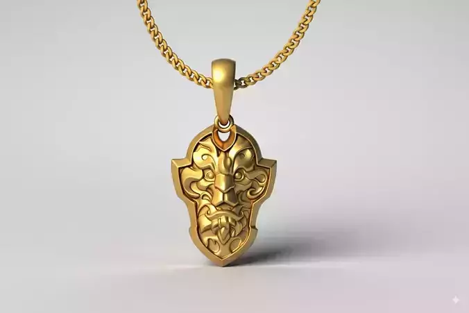 Monkey King Pendant STL 3D Model - One Inch Pendant