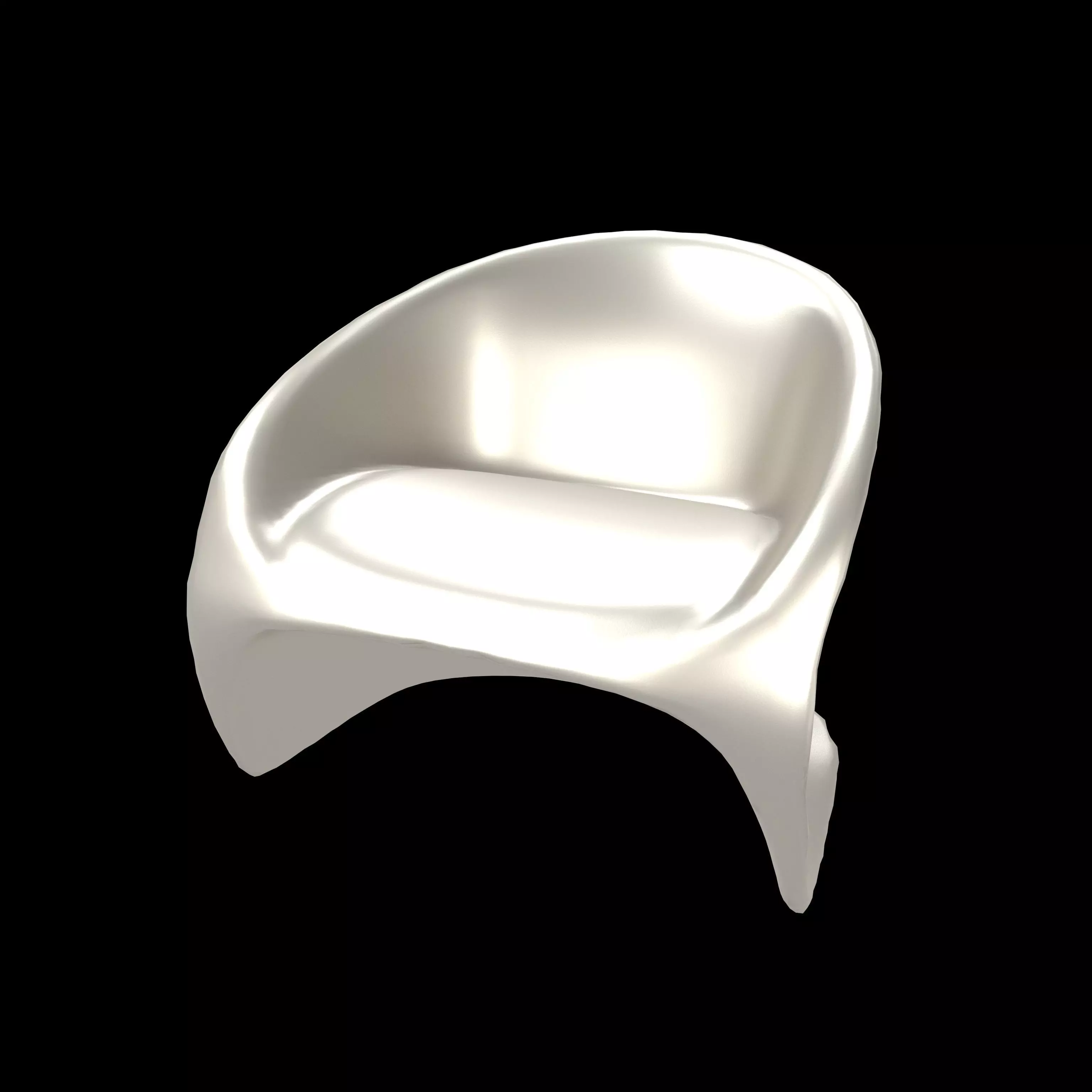 Ultramodern Chair v2 001 Low-poly 3D model_0