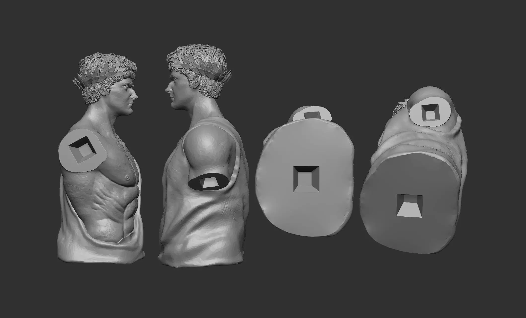 Colossus Of Rhodes Statue 3D print model_7