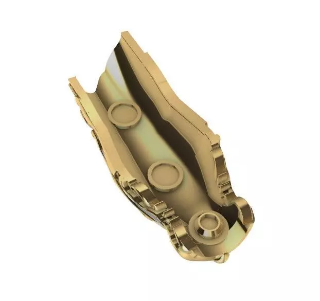 Dragon Buckle with Gemstone Eyes 3D Model 3D model_1