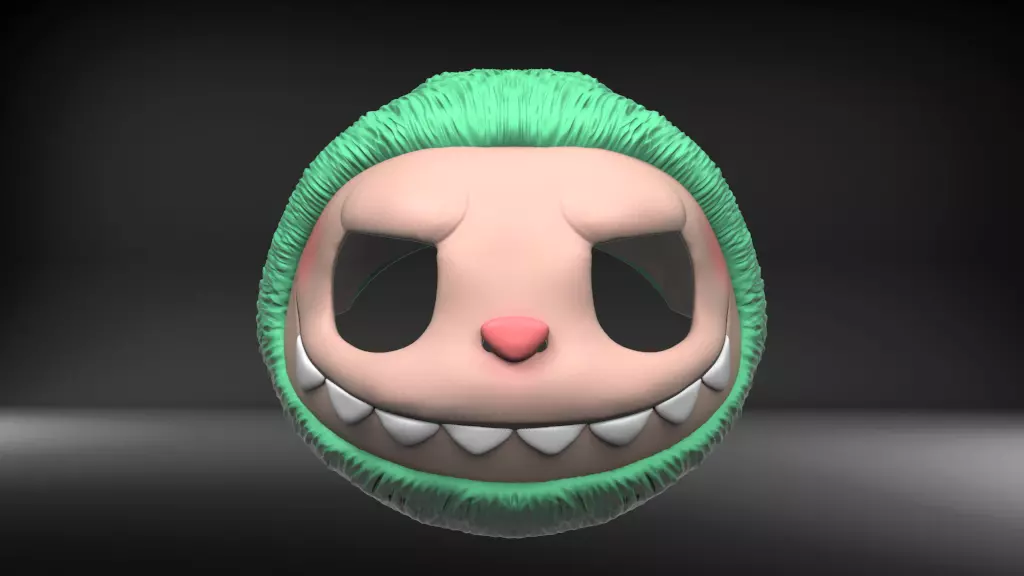 The Monster Head for your cat STL for 3D print model_2