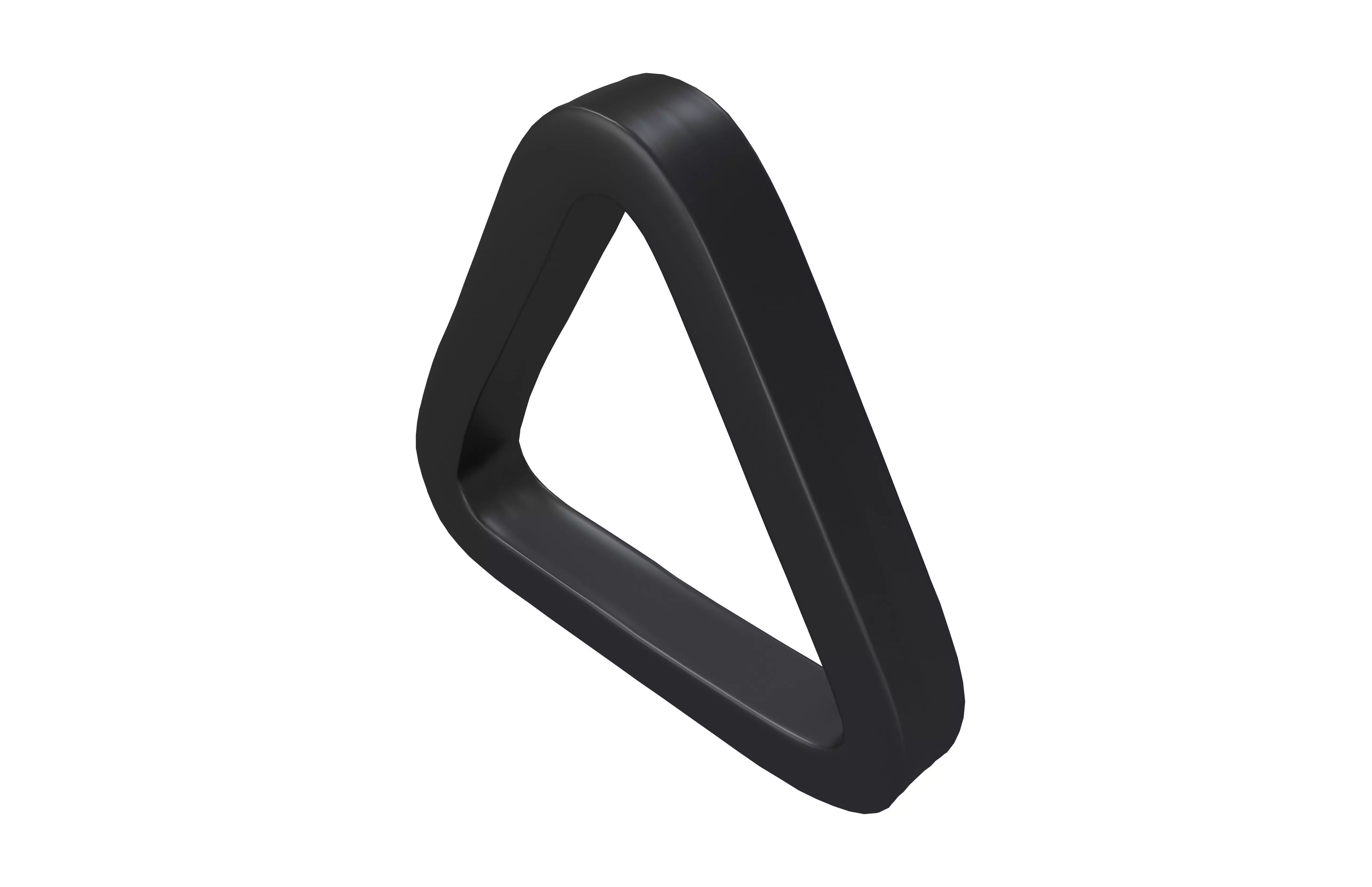 Triangular Split Ring v1 002 Low-poly 3D model_2