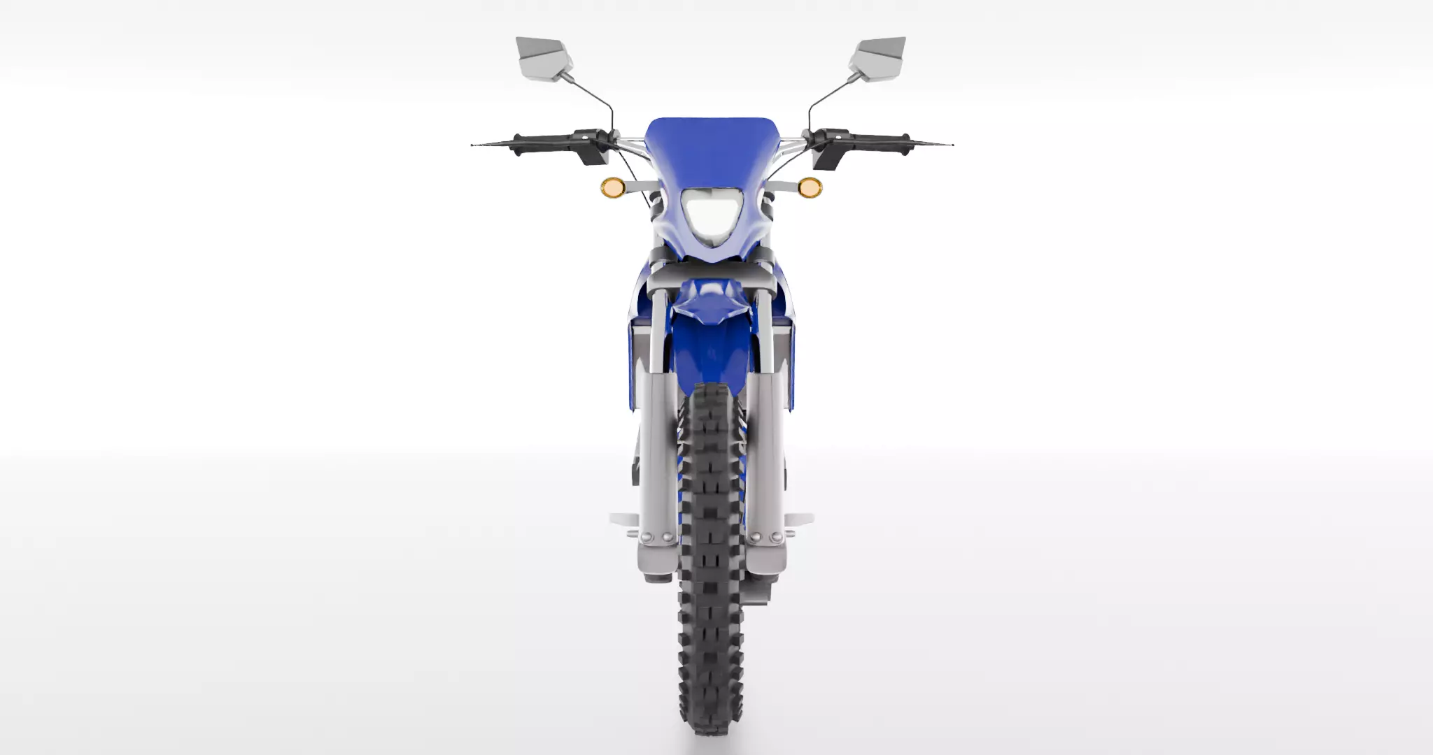 Enduro MotorBike Dirtbike 3D model_4