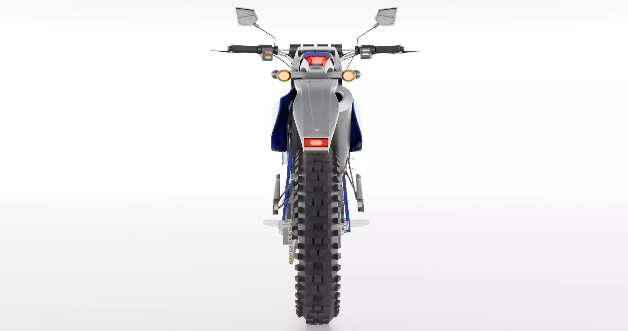 Enduro MotorBike Dirtbike 3D model_9