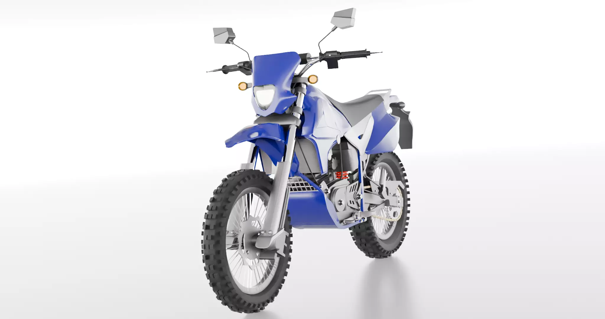 Enduro MotorBike Dirtbike 3D model_5