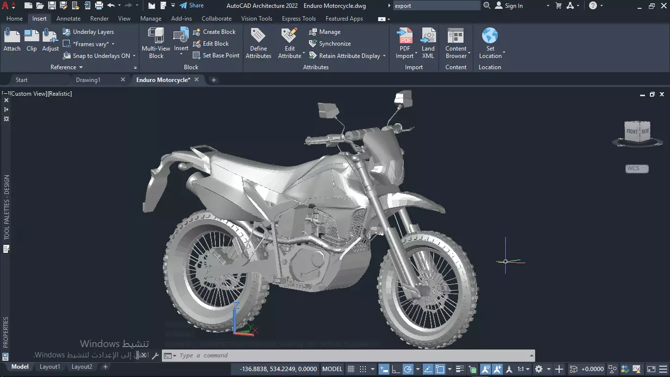 Enduro MotorBike Dirtbike 3D model_26