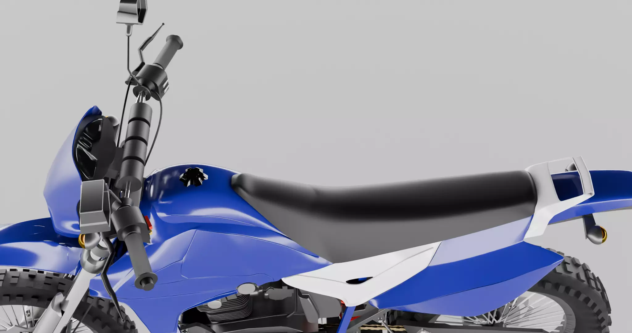 Enduro MotorBike Dirtbike 3D model_13