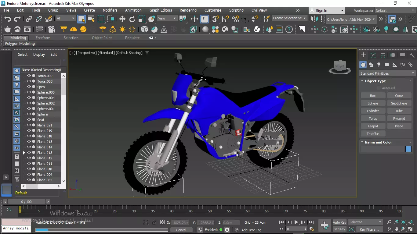Enduro MotorBike Dirtbike 3D model_25