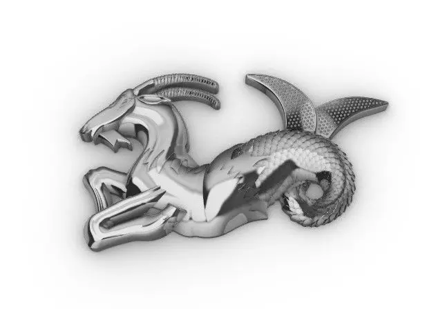 Capricorn Mythological Creature 3D Model 3D model_0