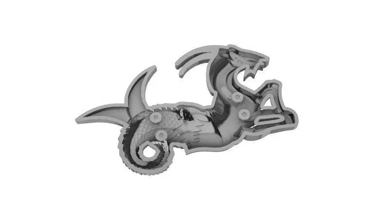 Capricorn Mythological Creature 3D Model 3D model_3