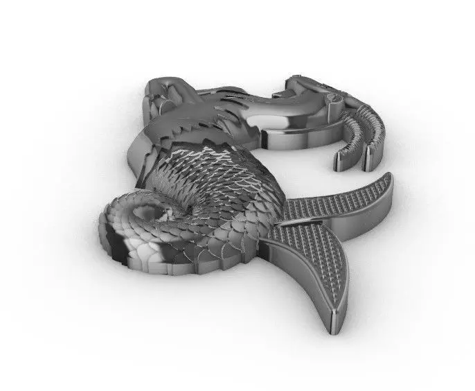 Capricorn Mythological Creature 3D Model 3D model_2