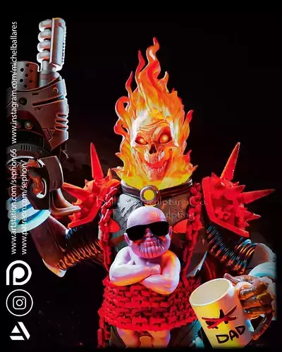 COSMIC GHOST RIDER BY CREATIVE GEEK MB