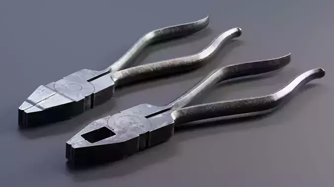 Worn Vintage Metal Pliers