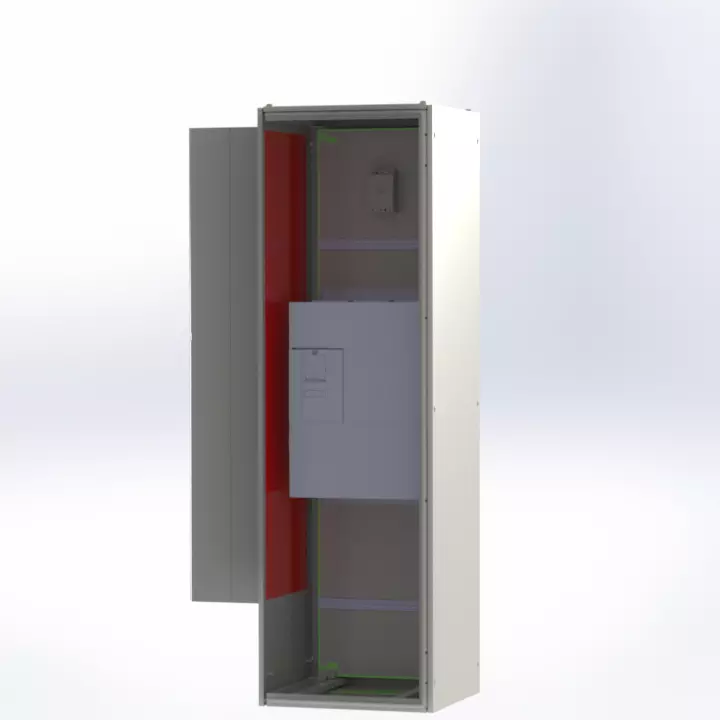 Enclosure whit air conditioner and VDF Free 3D print model
