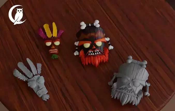Crash Bandicoot Masks