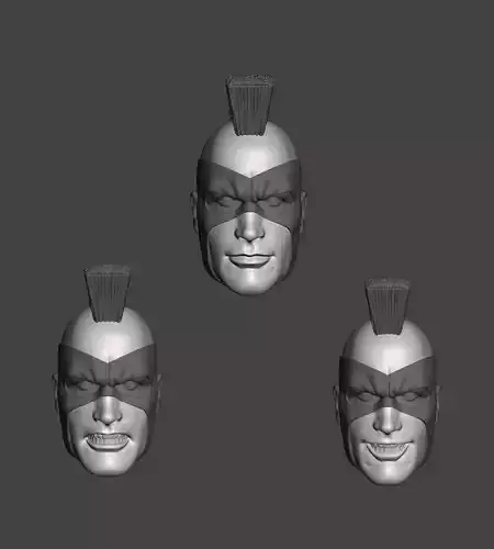 DC CLASSICS NUKLON FROM INFINITY INC 3-PACK HEADSCULPT