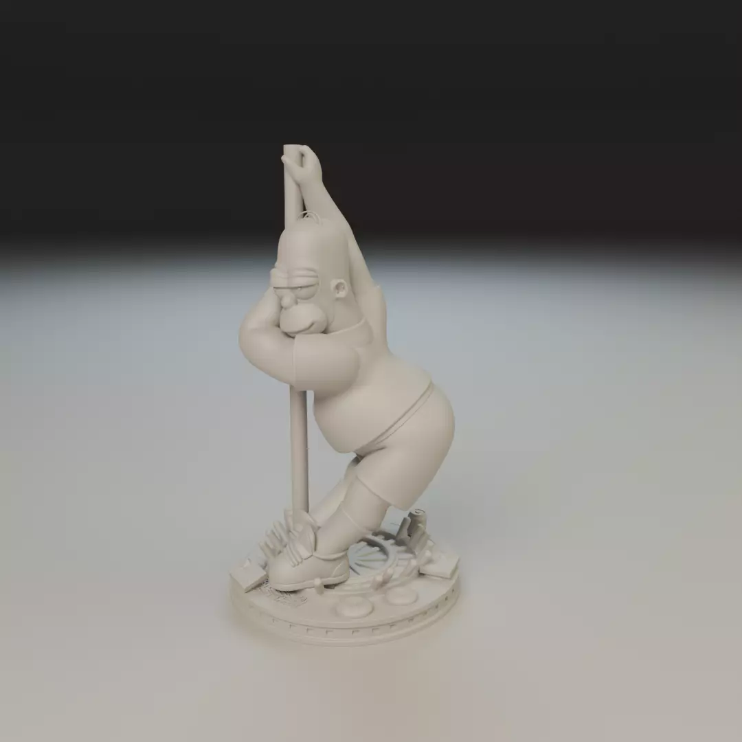Homer 3D print model_16