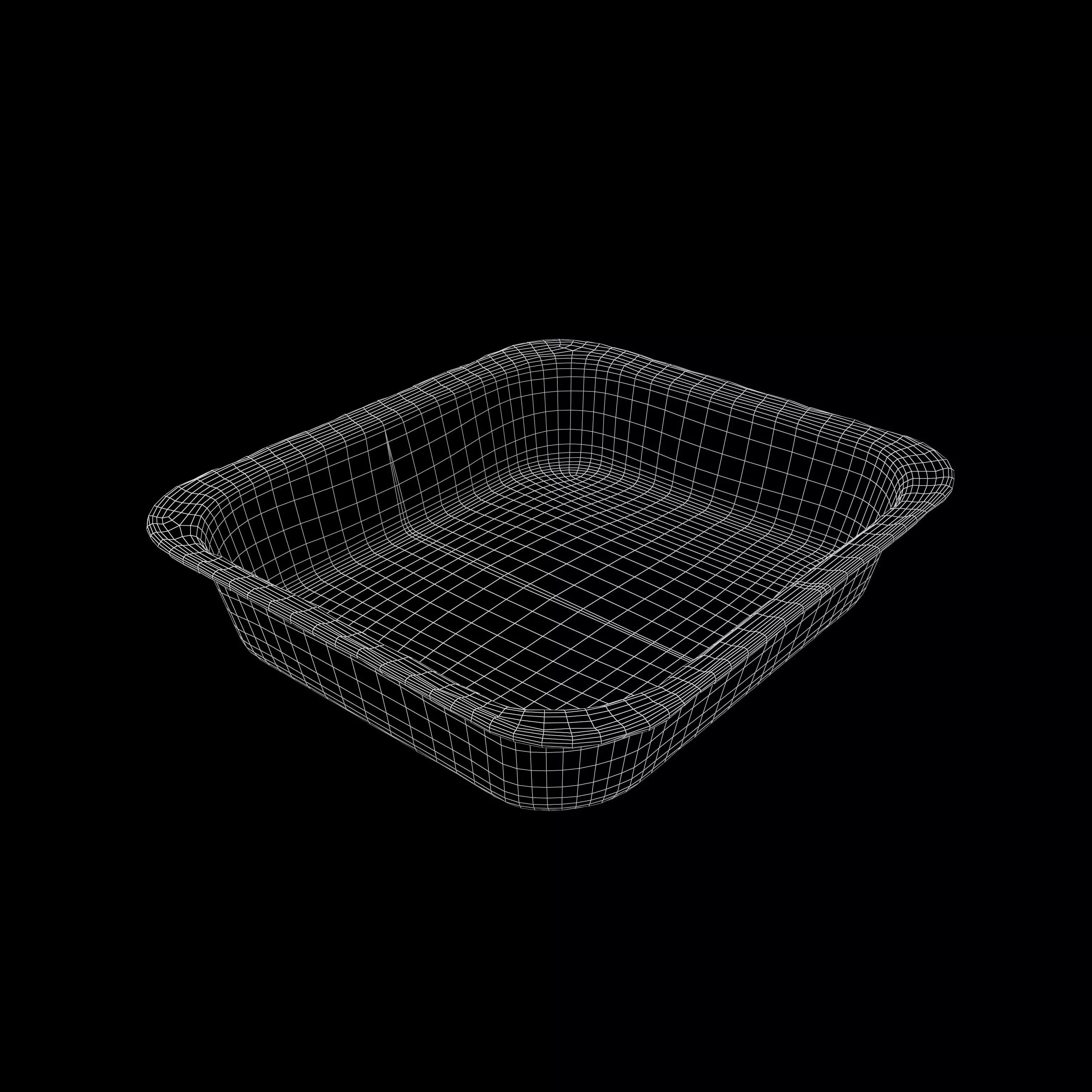 Food Foil Tray v1 001 Low-poly 3D model_4