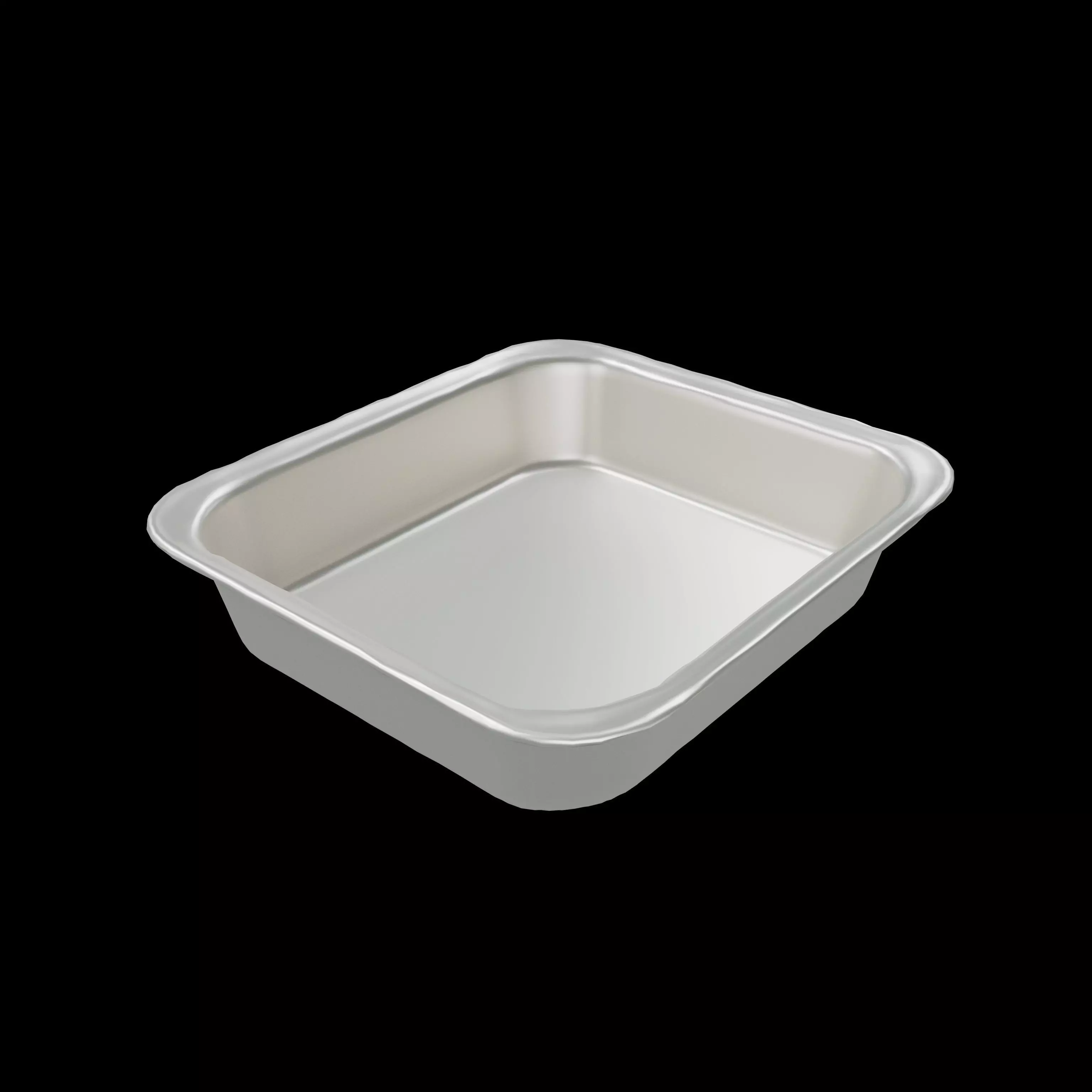 Food Foil Tray v1 001 Low-poly 3D model_0