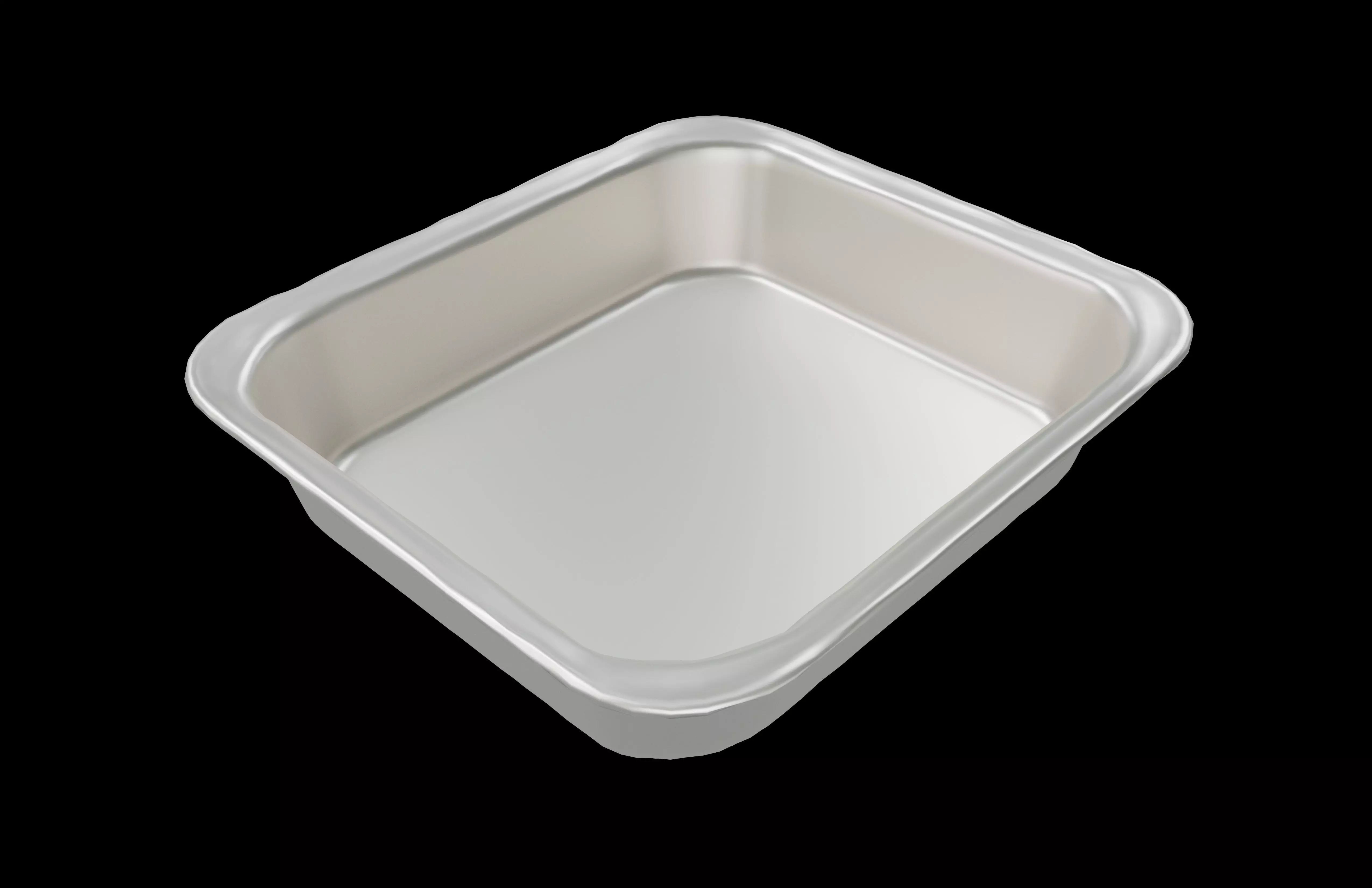 Food Foil Tray v1 001 Low-poly 3D model_2