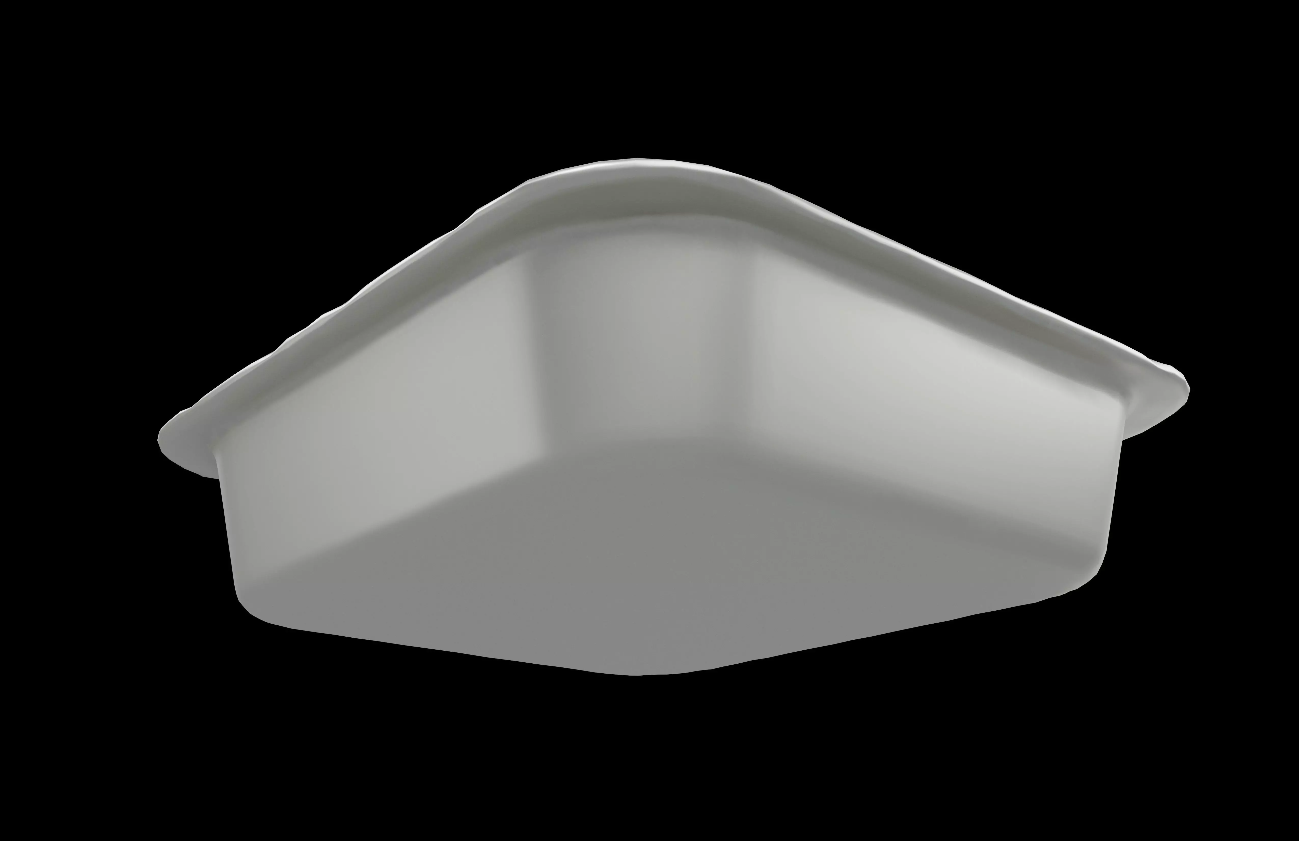 Food Foil Tray v1 001 Low-poly 3D model_3