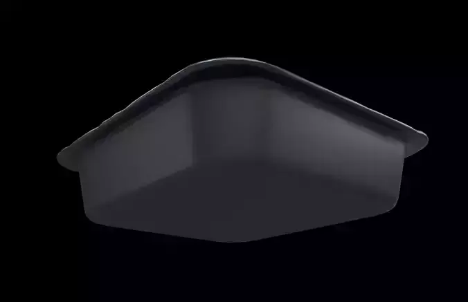 Food Foil Tray v1 002 Low-poly 3D model 4