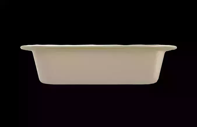 Food Foil Tray v1 003 Low-poly 3D model 2