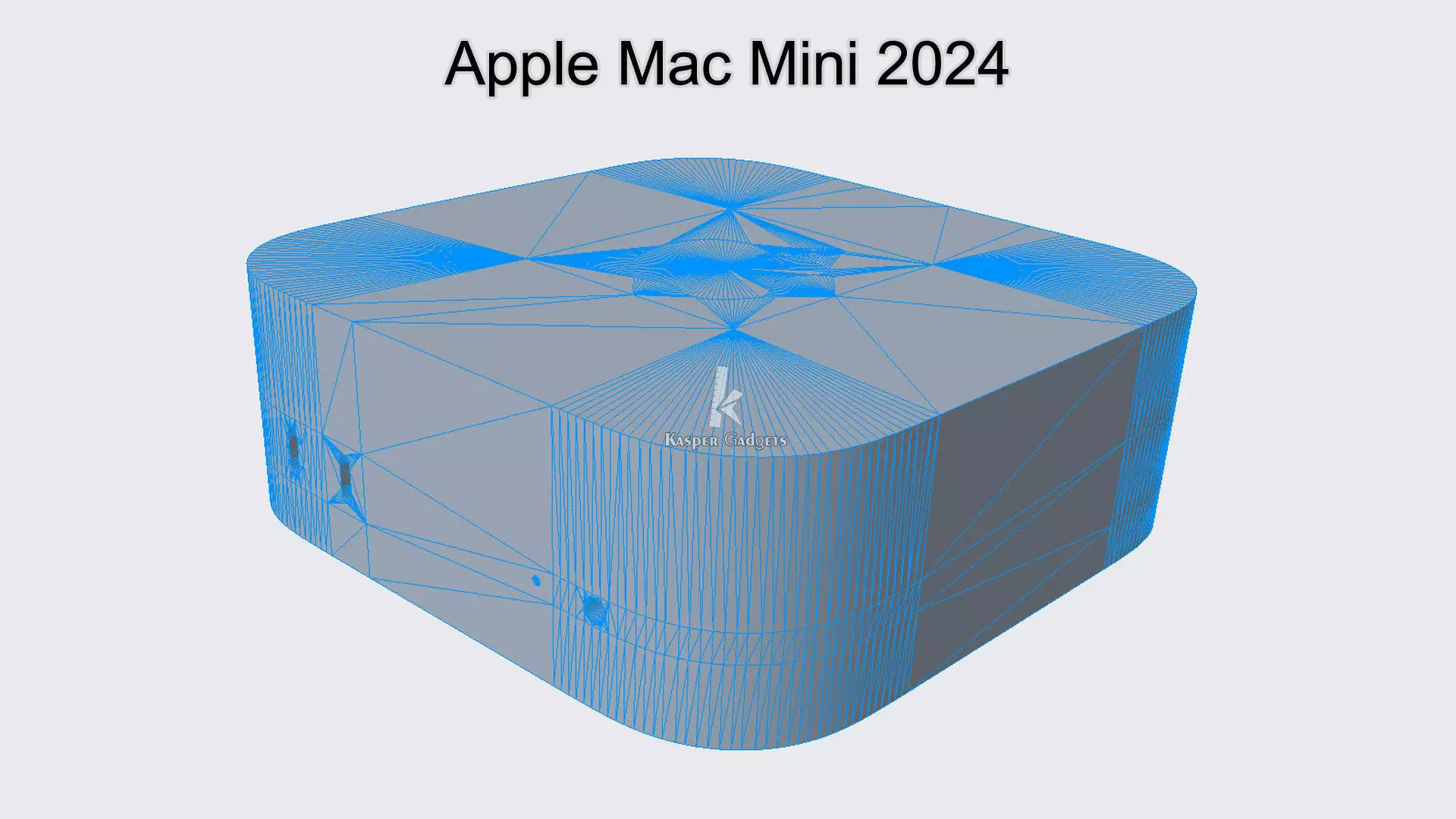 Apple Mac Mini 2024 3D print model_9