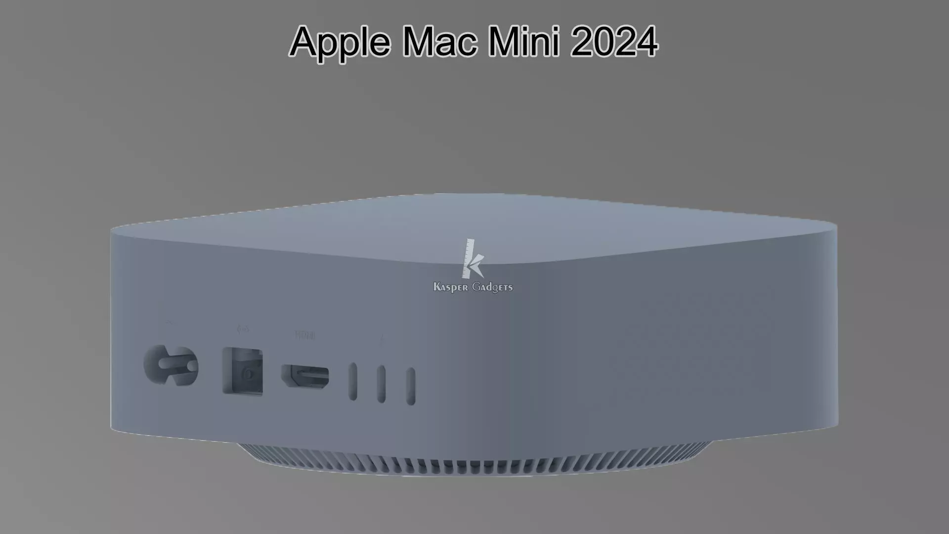 Apple Mac Mini 2024 3D print model_8