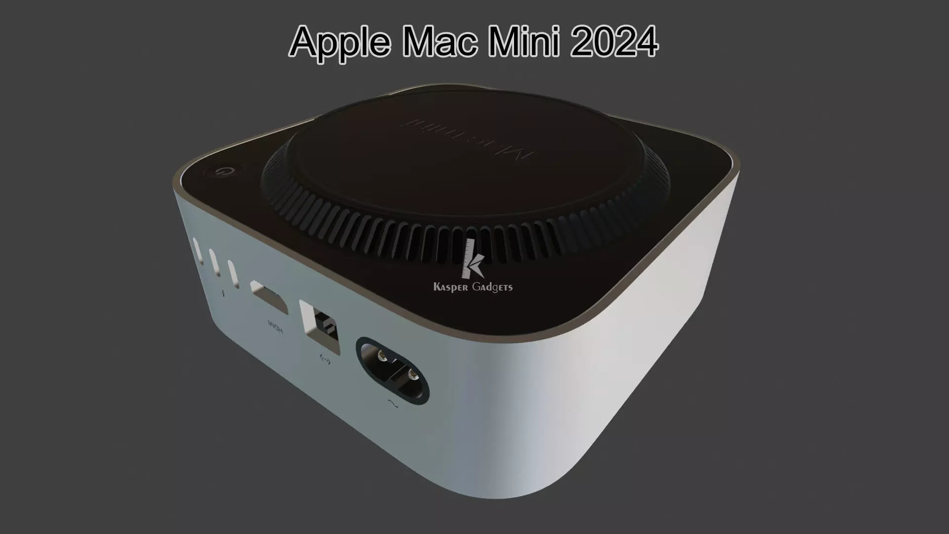 Apple Mac Mini 2024 3D print model_6
