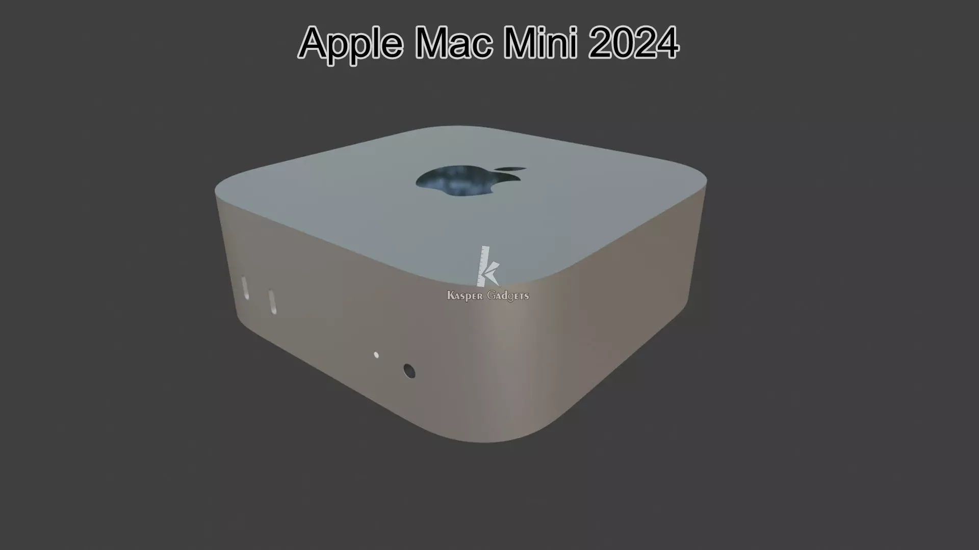 Apple Mac Mini 2024 3D print model_1