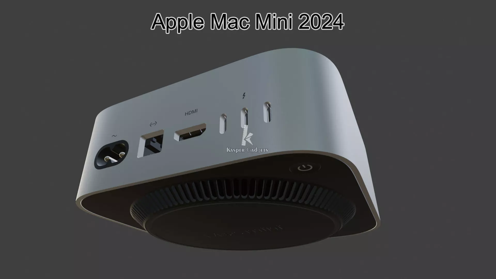 Apple Mac Mini 2024 3D print model_3
