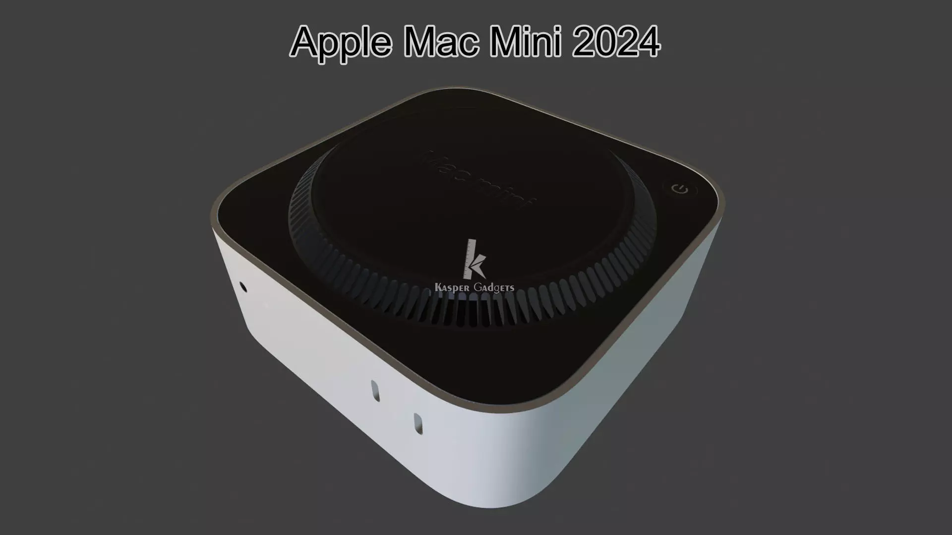 Apple Mac Mini 2024 3D print model_5