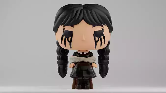Wednesday Addams Season 2 Funko Pop 3D print model