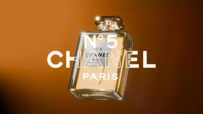 Chanelle No 5 Fragrance Free 3D Model
