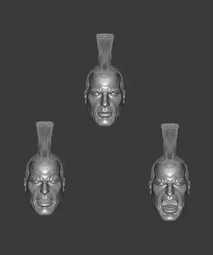 DC CLASSIC OMAC JACK KIRBY EXPRESSIONS 3-PACK HEADSCULPT