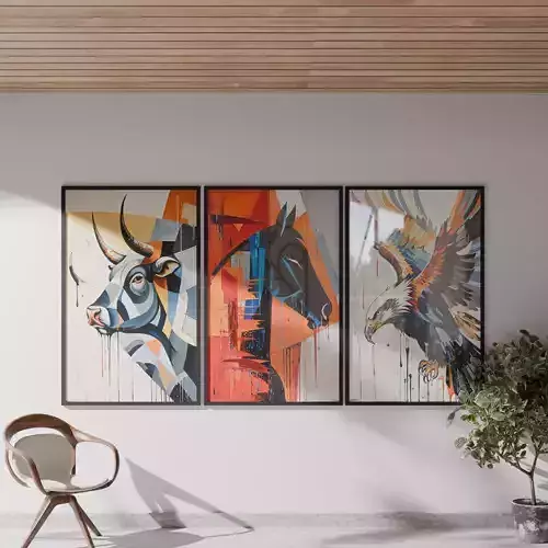 Wall Paintings Set of 3 vol 2