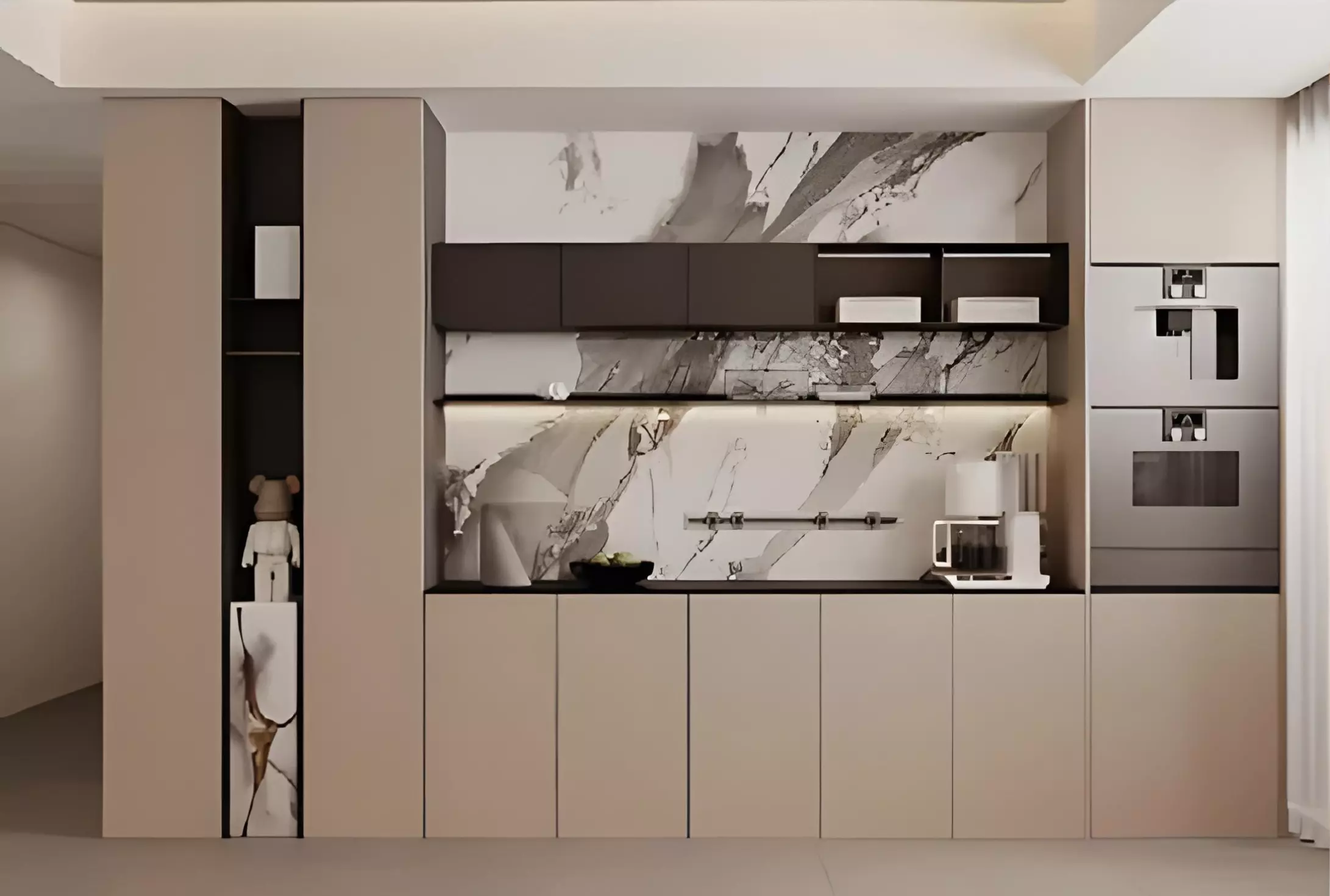 Sideboard wardrobe cabinet 3D model_0