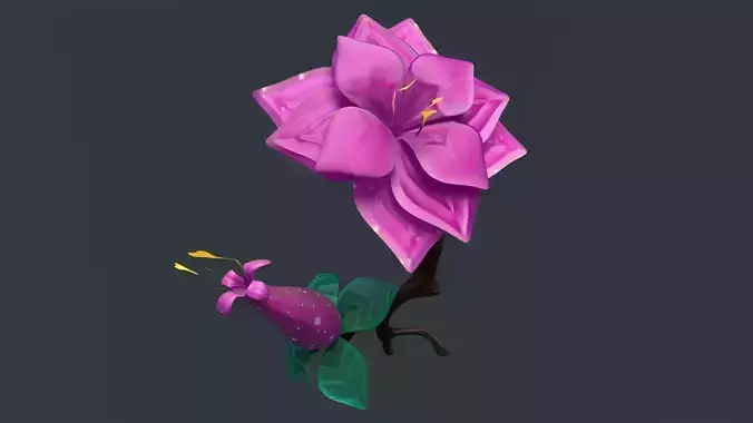 Stylized night flower
