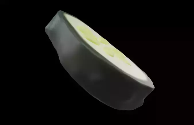 Pickle v1 001 Low-poly 3D model 3