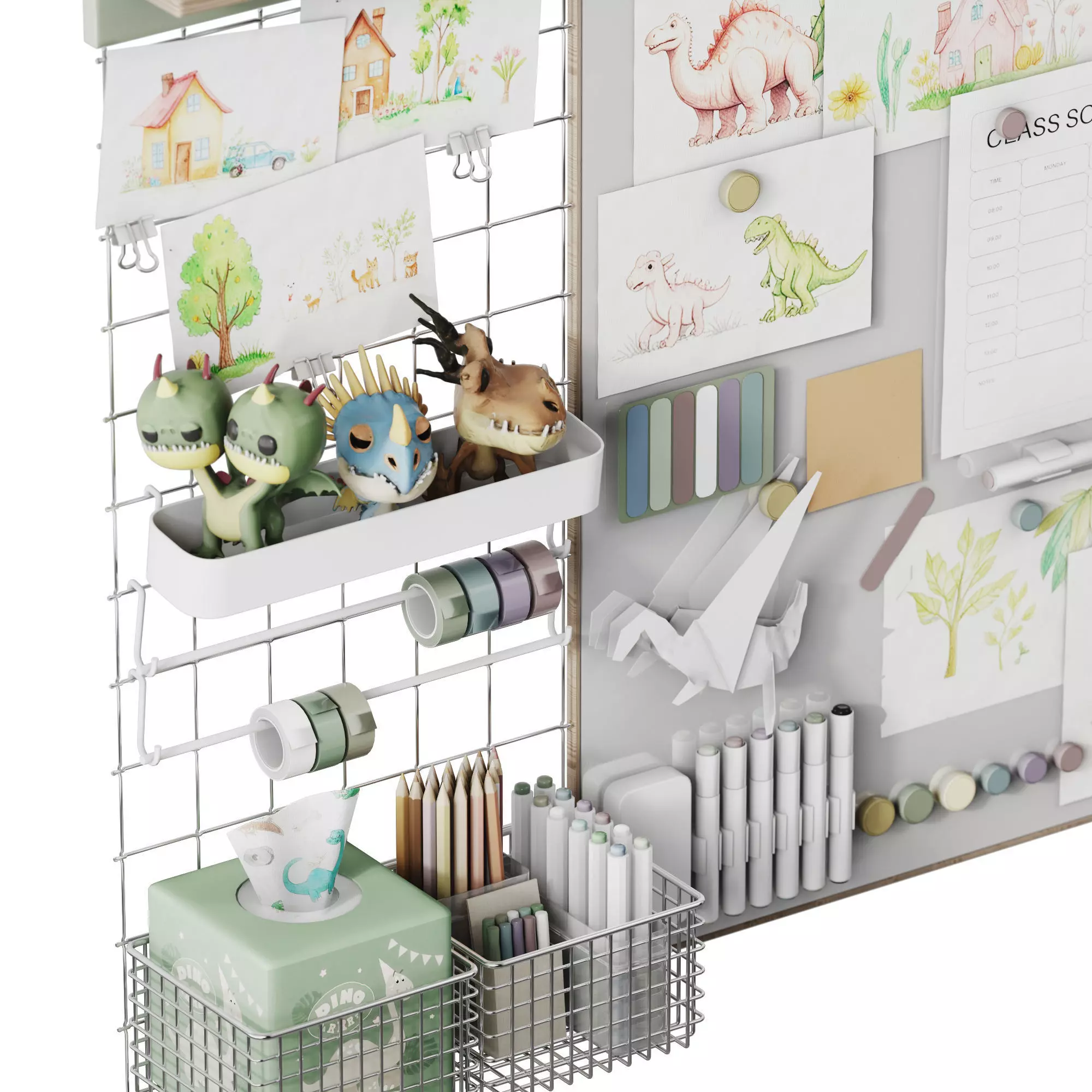 Toys and Wall Decor for the Kids Room 4 3D model_3