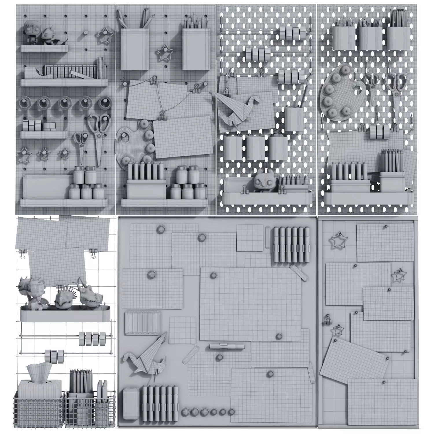 Toys and Wall Decor for the Kids Room 4 3D model_5