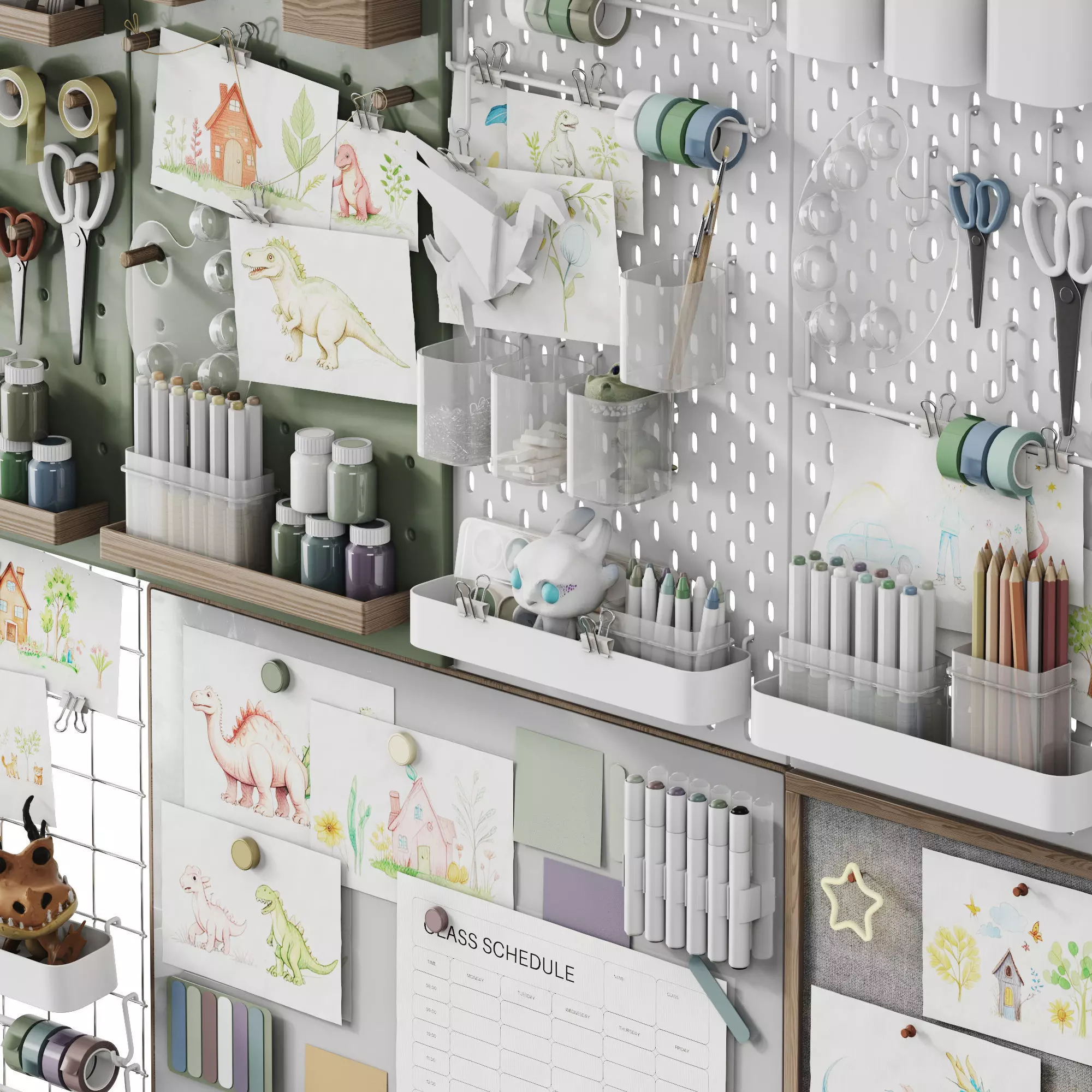 Toys and Wall Decor for the Kids Room 4 3D model_2