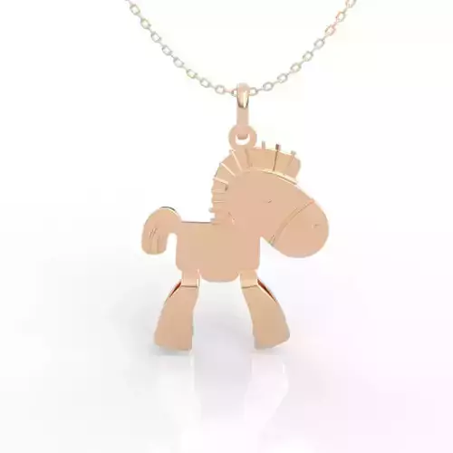 Stunning Horse Pendant Necklace 3D print model