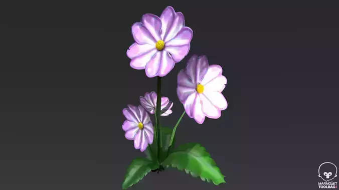 stylized fantasy flower 