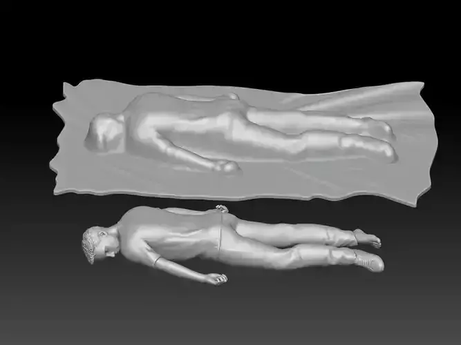 Crime Scene Bloody man 1