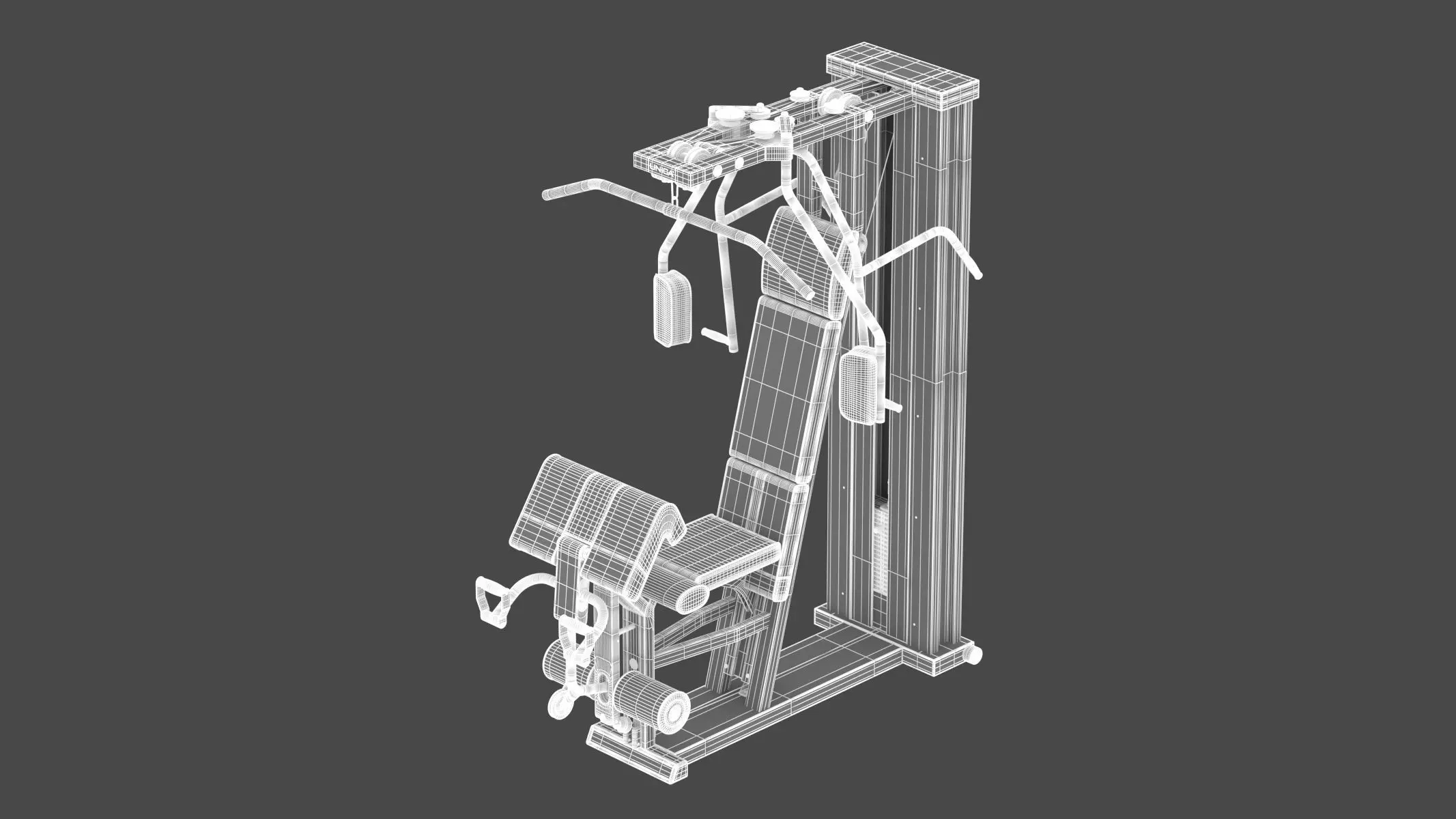 Technogym Home Multi Gym 3D model_2