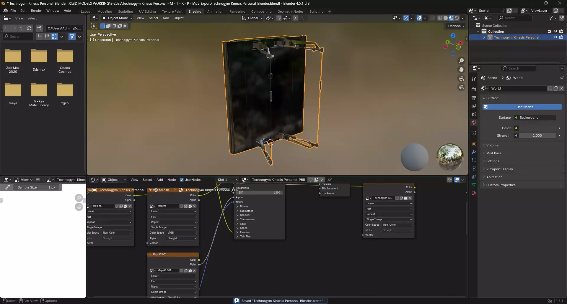 Technogym Kinesis Personal 3D model_10