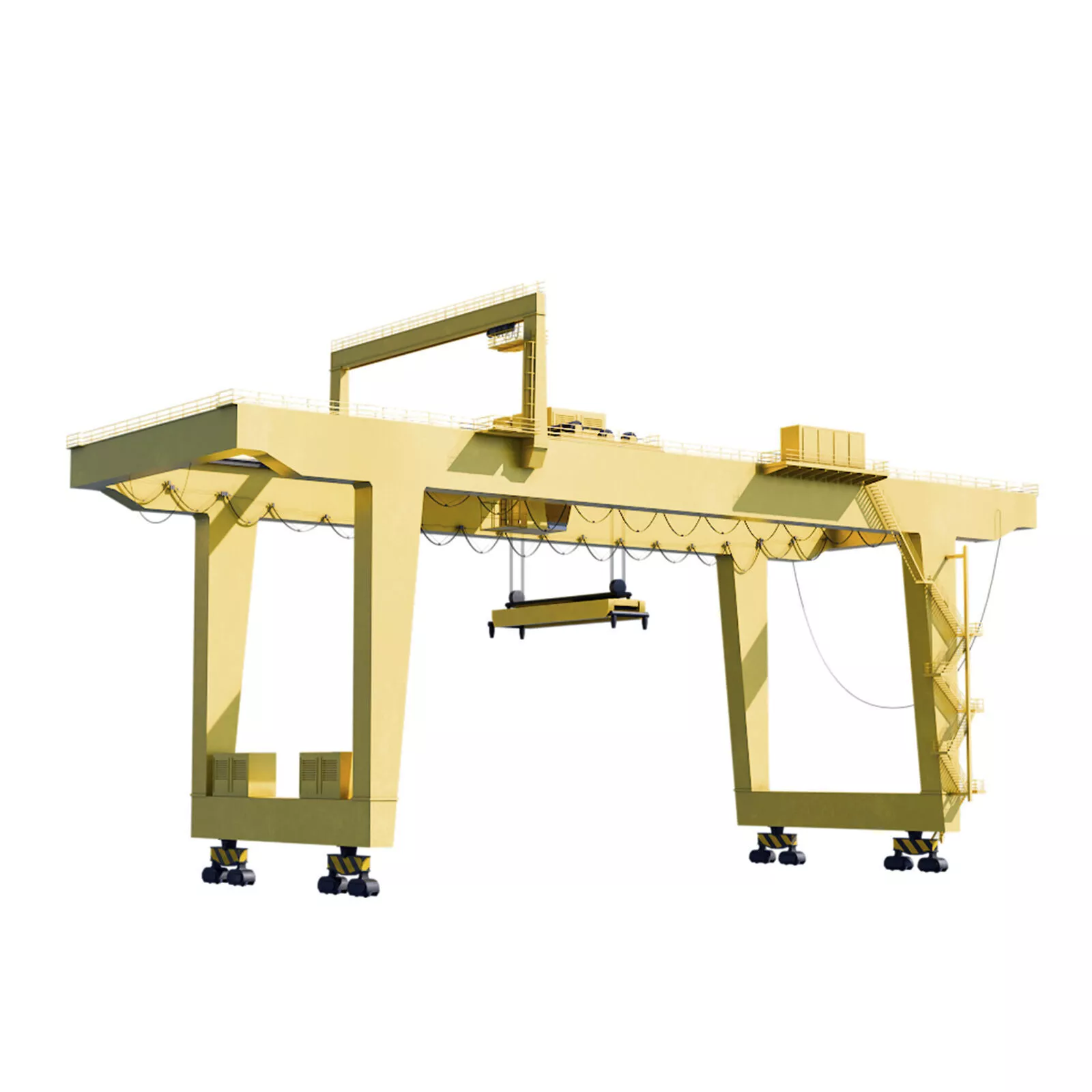 sea-port Crane for industrial scene 3D model